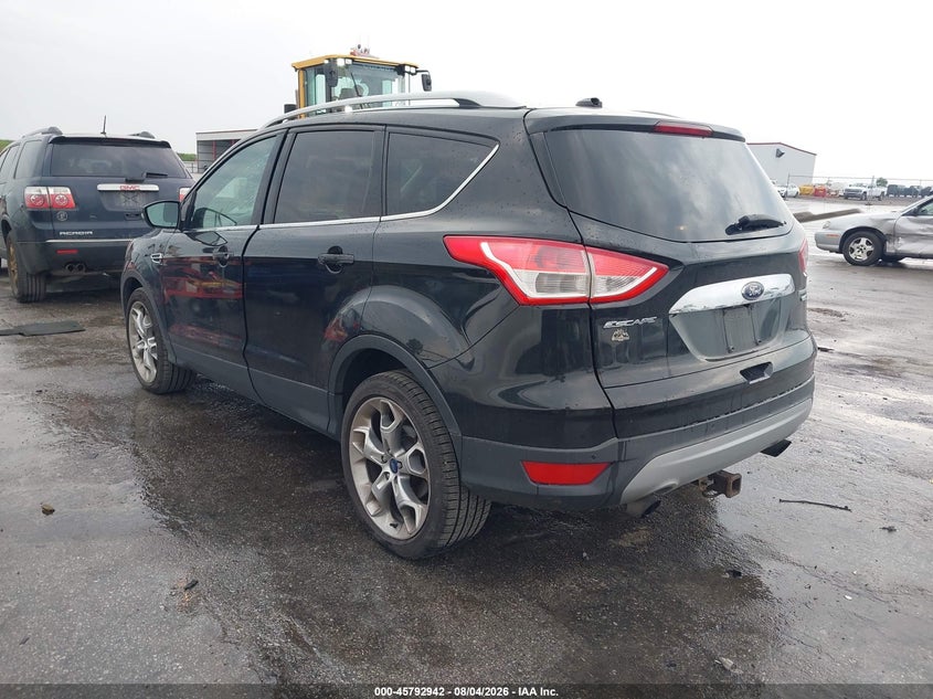 Vin: 1fmcu9j9xeua13367, lot: 46291773, ford escape titanium 20143