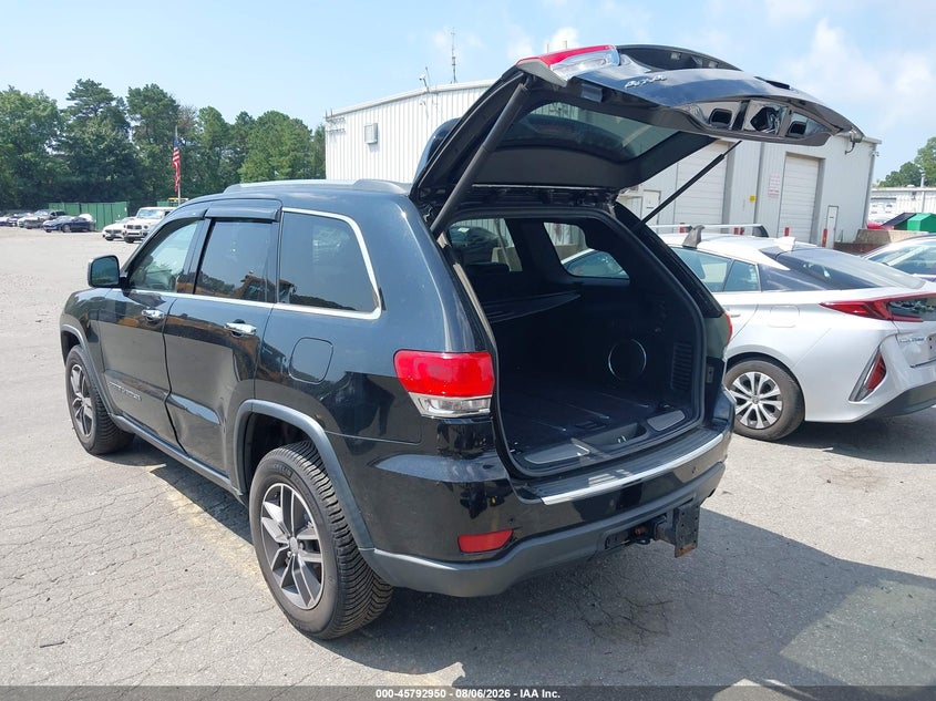 Vin: 1c4rjfbg6hc931923, lot: 46291781, jeep grand cherokee limited 20173