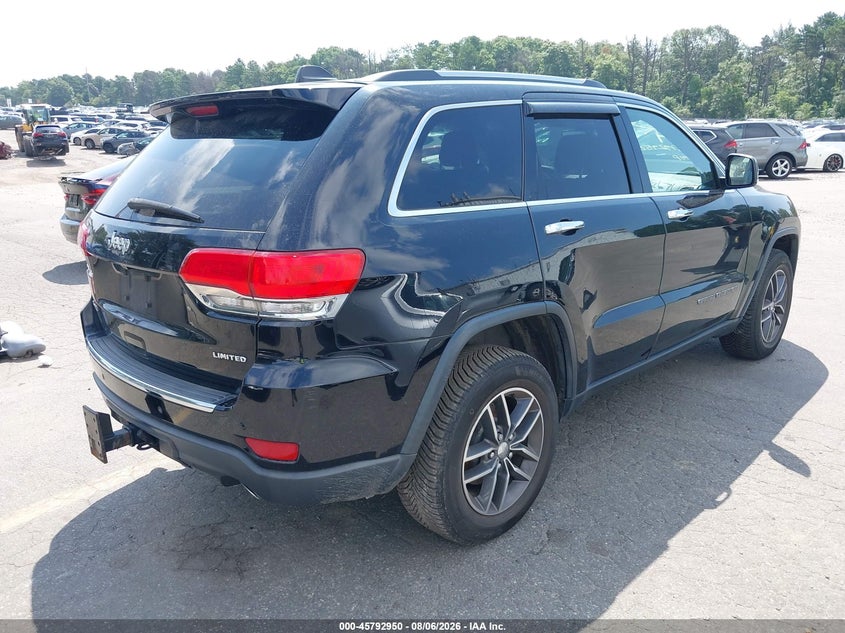 Vin: 1c4rjfbg6hc931923, lot: 46291781, jeep grand cherokee limited 20174