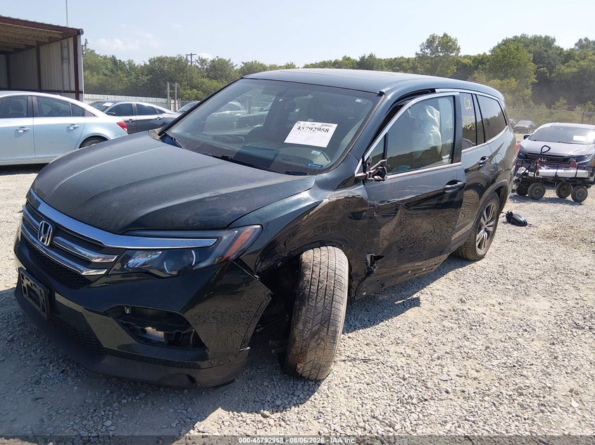 Vin: 5fnyf6h53gb006181, lot: 46291789, honda pilot ex-l 20162