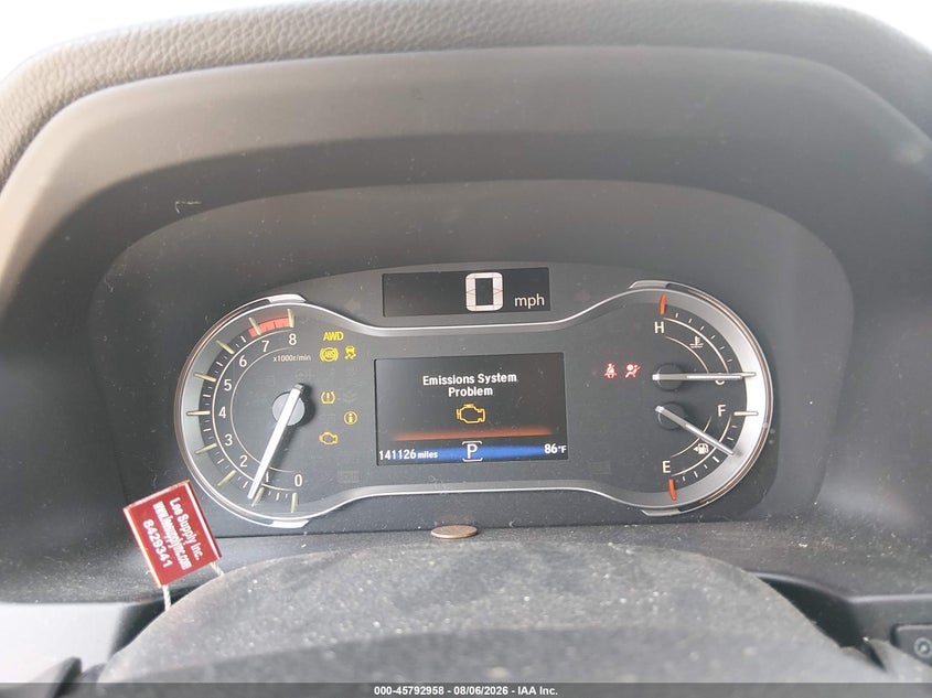 HONDA PILOT 2016 VIN 5FNYF6H53GB006181