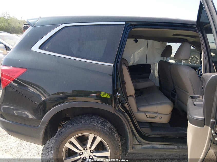 HONDA PILOT 2016 VIN 5FNYF6H53GB006181