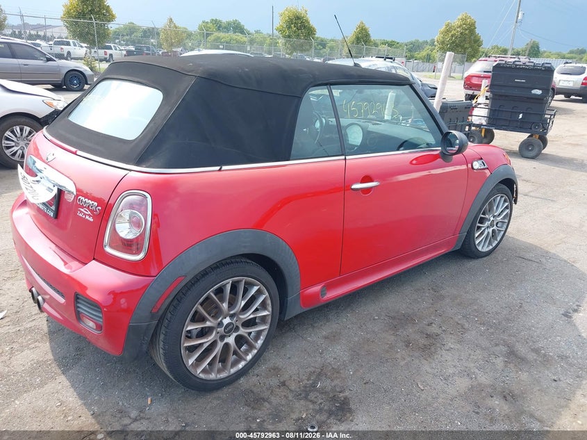 Vin: wmwzp3c59ct249991, lot: 46291794, mini cooper s 20124
