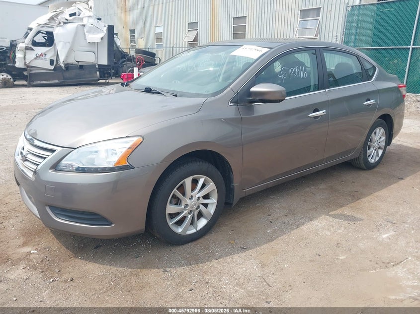 Vin: 3n1ab7ap0fy275856, lot: 46291797, nissan sentra sv 20152