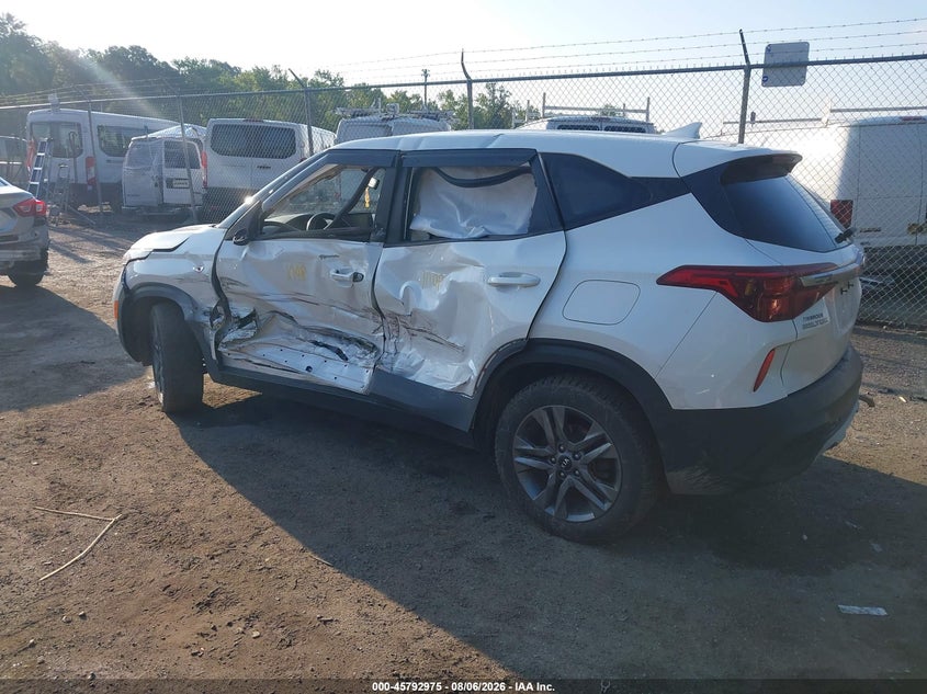 Vin: kndepcaa2m7160033, lot: 46291806, kia seltos lx 20213