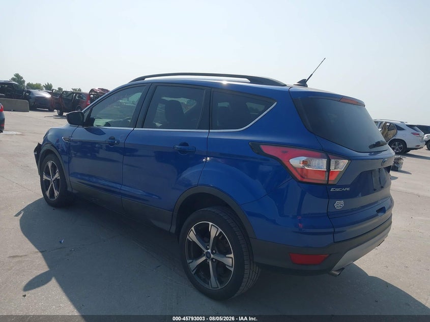 Vin: 1fmcu9hd6jub86680, lot: 46291834, ford escape sel 20183