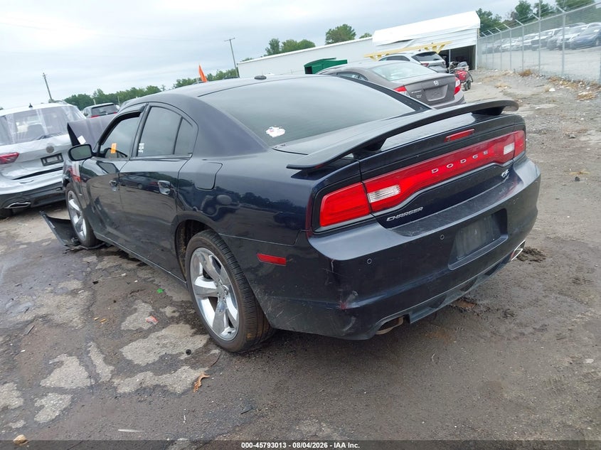 Vin: 2b3cl5ct7bh507663, lot: 46291844, dodge charger r/t 20113