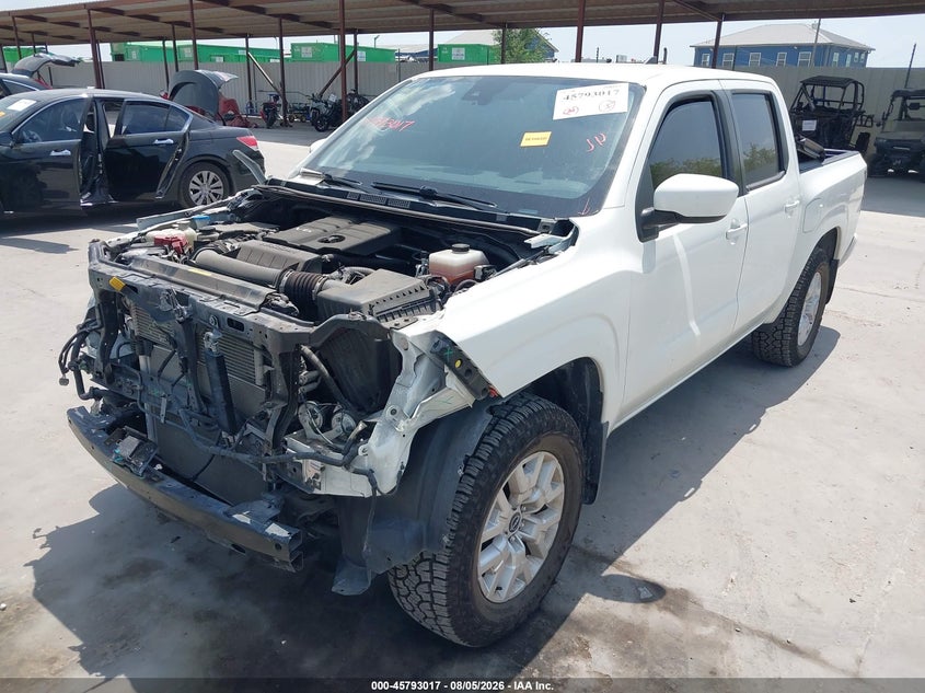 2022 Nissan Frontier Sv 4X2, Front End, IAAI, VIN 1N6ED1EJ1NN621353 — photo 2