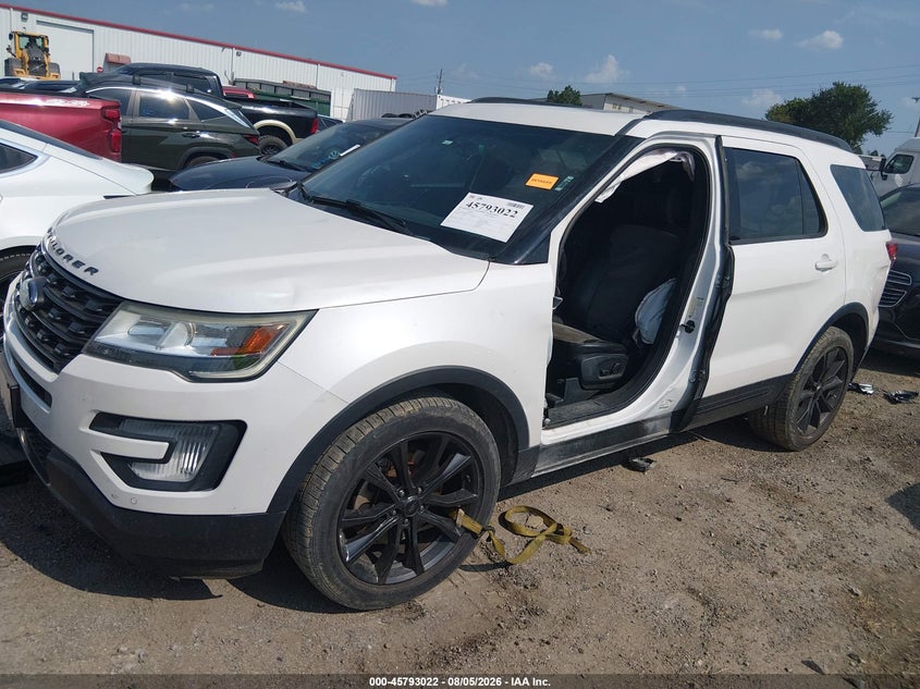 Vin: 1fm5k7d82hgd12120, lot: 46291853, ford explorer xlt 20172