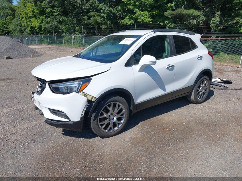 Vin: kl4cj1sb3hb142836, lot: 46291892, buick encore sport touring 20172
