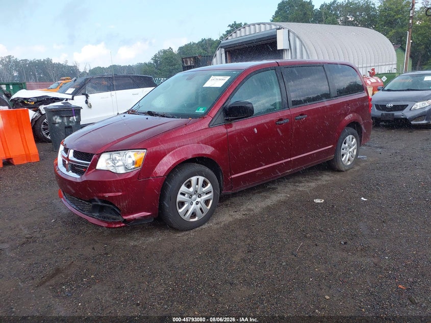 Vin: 2c4rdgbg6kr546731, lot: 46291911, dodge grand caravan se 20192