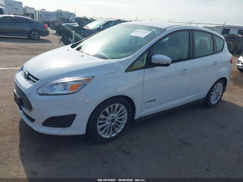 Vin: 1fadp5au0hl110865, lot: 46291928, ford c-max hybrid se 20172