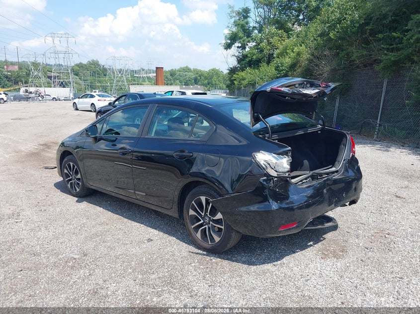 Vin: 19xfb2f84de208411, lot: 46291935, honda civic ex 20133