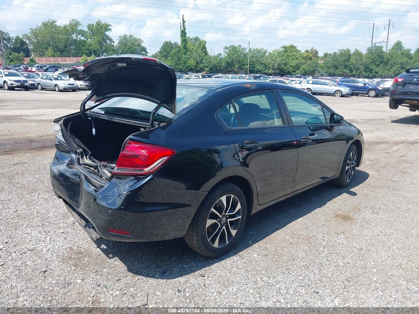 Vin: 19xfb2f84de208411, lot: 46291935, honda civic ex 20134