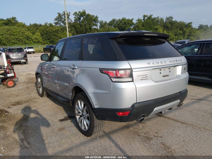 Vin: salwr2vf1ga646766, lot: 46291940, land rover range rover sport 3.0l v6 supercharged hse 20163