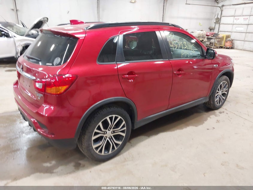 Vin: ja4ar4aw1ku001054, lot: 46291947, mitsubishi outlander sport 2.4 gt 20194