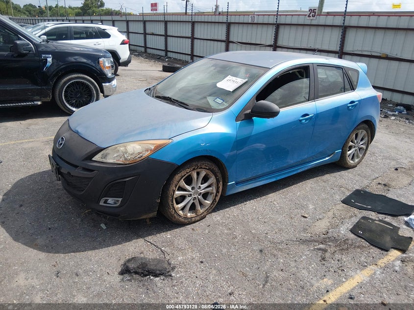 Vin: jm1bl1h5xa1236530, lot: 46291959, mazda mazda3 s sport 20102