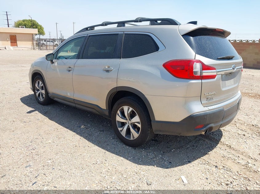 Vin: 4s4wmafd9k3418763, lot: 46291967, subaru ascent premium 20193