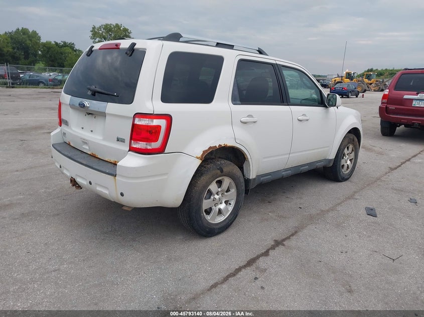Vin: 1fmcu9eg1bka55670, lot: 46291971, ford escape limited 20114