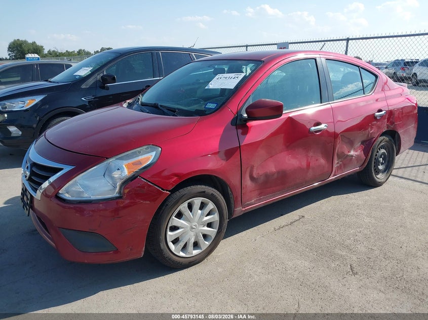 Vin: 3n1cn7ap4jl881067, lot: 46291976, nissan versa 1.6 sv 20182