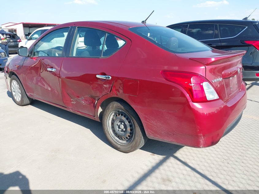 Vin: 3n1cn7ap4jl881067, lot: 46291976, nissan versa 1.6 sv 20183