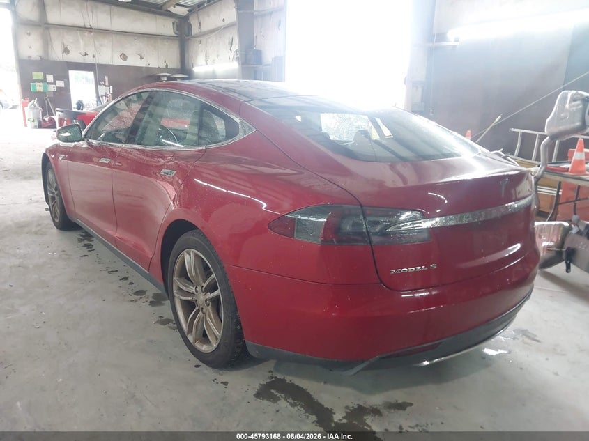 2013 TESLA MODEL S auction photo 3