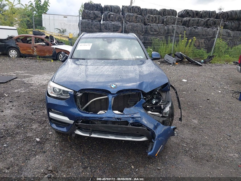 2021 BMW X3 SPORT UTILITY VEHICLE 2.0L I-4 DI, DOHC, VVT, TURBO, 248HP