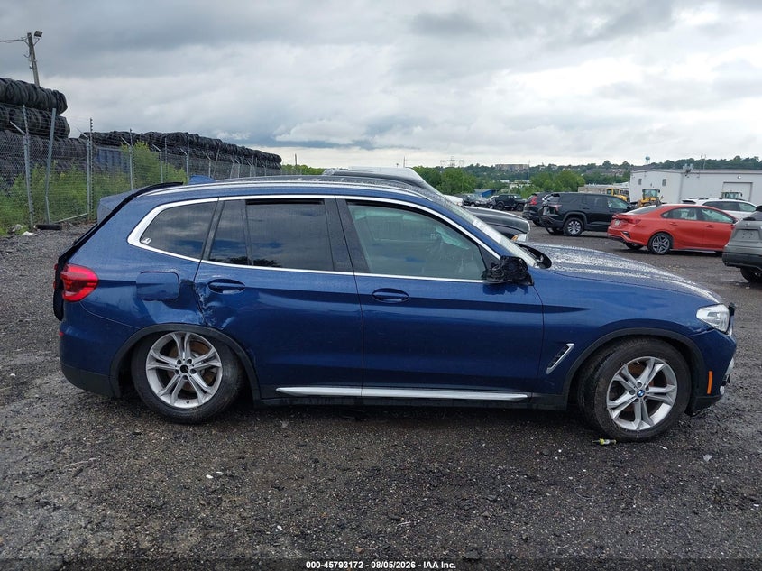 2021 BMW X3 SPORT UTILITY VEHICLE 2.0L I-4 DI, DOHC, VVT, TURBO, 248HP