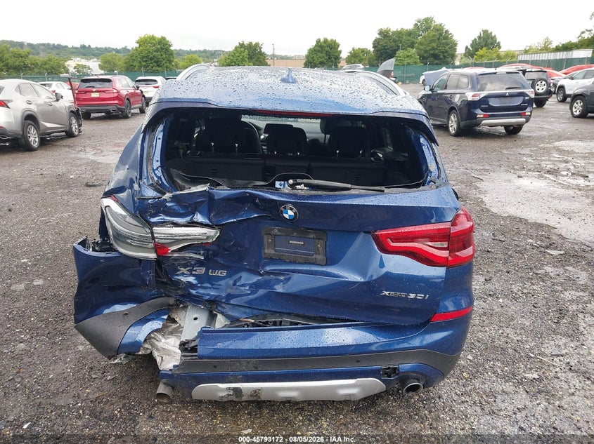 2021 BMW X3 SPORT UTILITY VEHICLE 2.0L I-4 DI, DOHC, VVT, TURBO, 248HP