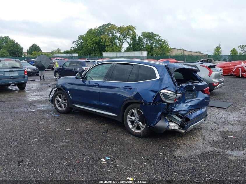 Vin: 5uxty5c08m9f48104, lot: 46292003, bmw x3 xdrive30i 20213