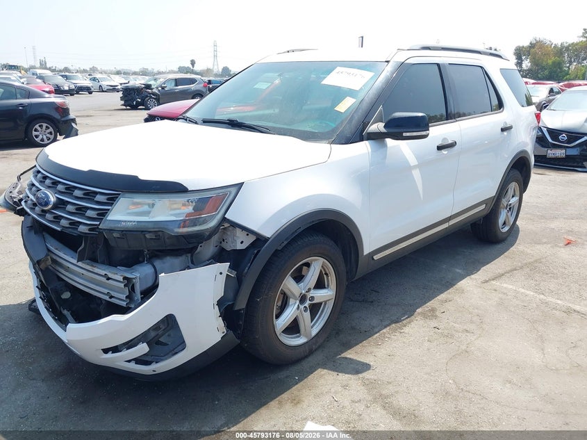 Vin: 1fm5k8d8xggd11530, lot: 46292007, ford explorer xlt 20162