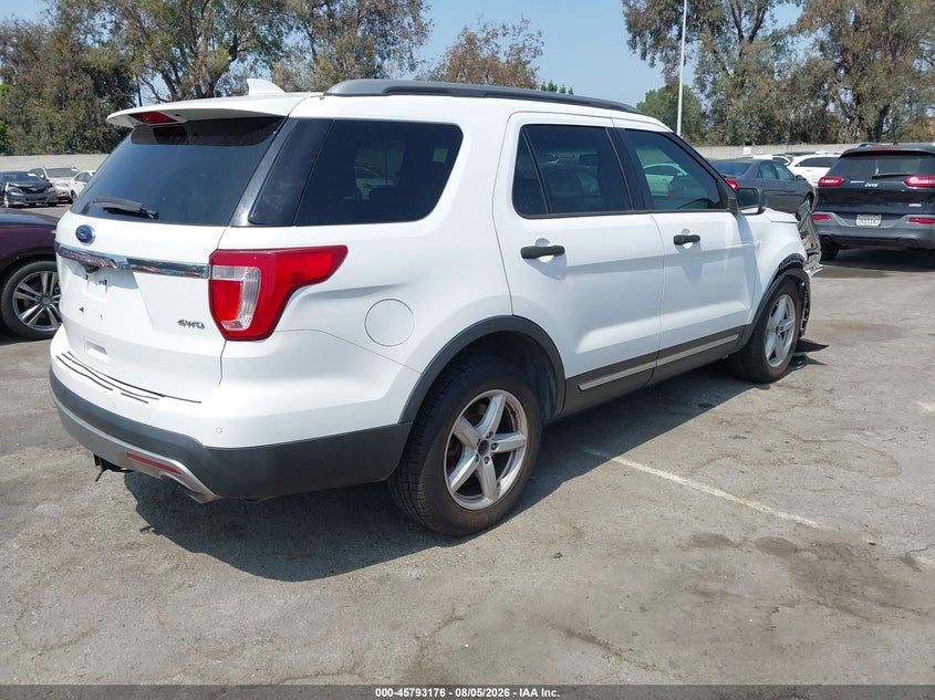 Vin: 1fm5k8d8xggd11530, lot: 46292007, ford explorer xlt 20164