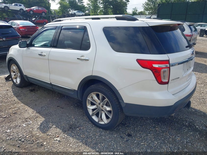 Vin: 1fm5k8f82dgc56368, lot: 46292024, ford explorer limited 20133
