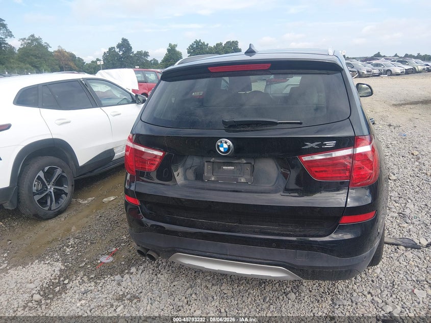 2017 BMW X3 SPORT UTILITY VEHICLE 3.0L I-6 DI, DOHC, VVT, TURBO, 300HP