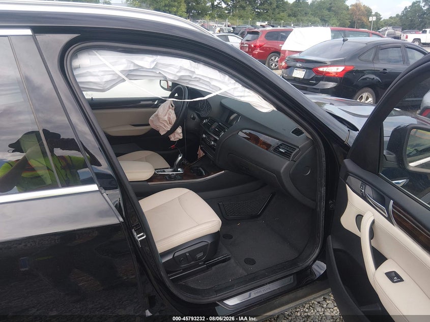2017 BMW X3 SPORT UTILITY VEHICLE 3.0L I-6 DI, DOHC, VVT, TURBO, 300HP
