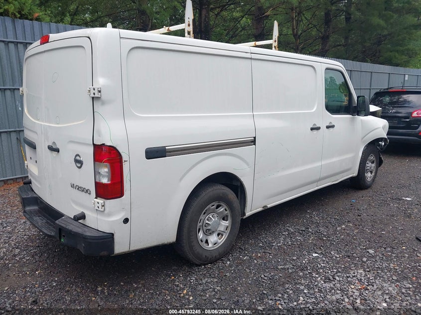 Vin: 1n6bf0ky6hn812327, lot: 46292076, nissan nv cargo nv2500 hd sv v6 20174