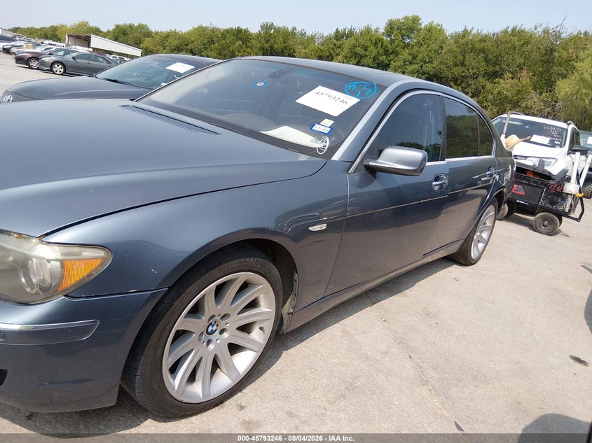 2006 BMW 7ER SEDAN 4.8L V-8 DOHC, VVT, 360HP