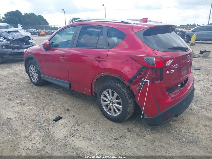 Vin: jm3ke4cy4g0608009, lot: 46292098, mazda cx-5 touring 20163