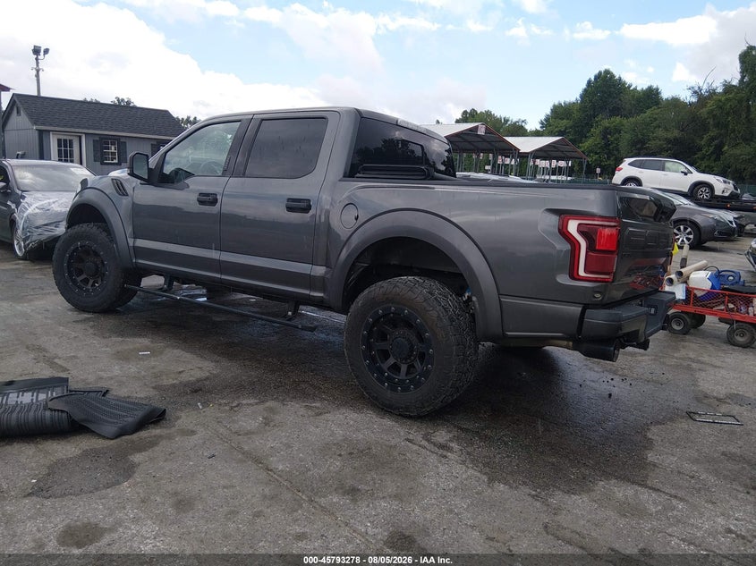 Vin: 1ftfw1rg7jfd94058, lot: 46292109, ford f-150 raptor 20183