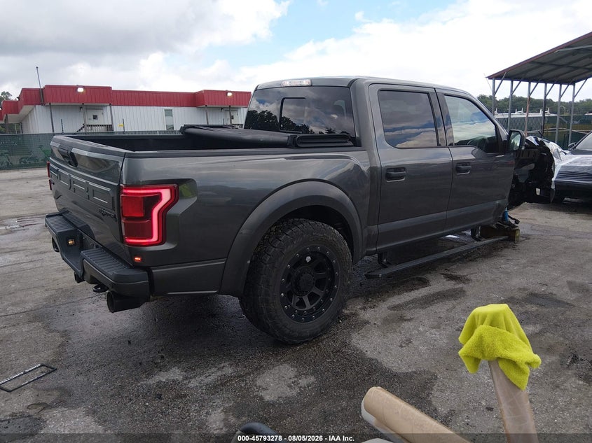 Vin: 1ftfw1rg7jfd94058, lot: 46292109, ford f-150 raptor 20184