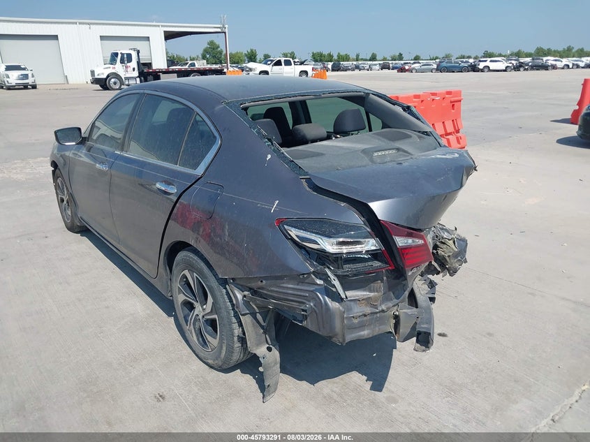 Vin: 1hgcr2f31ha226331, lot: 46292122, honda accord lx 20173