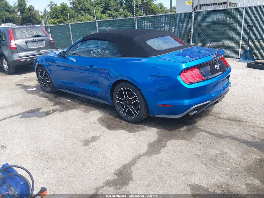 Vin: 1fatp8uh2m5105273, lot: 46292125, ford mustang ecoboost premium 20213
