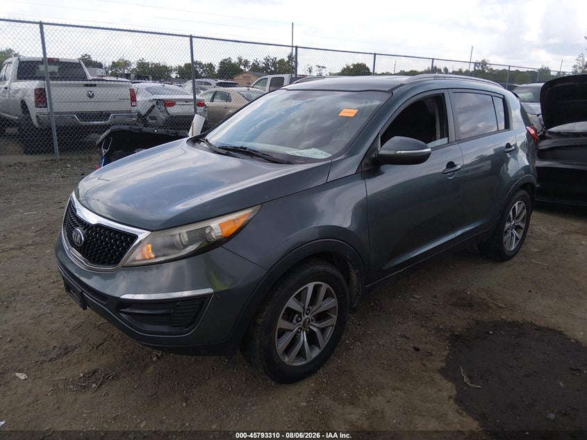 Vin: kndpb3ac6f7763207, lot: 46292141, kia sportage lx 20152