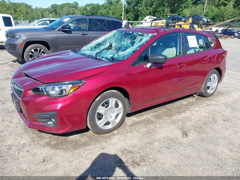 Vin: 4s3gtaa66j3710700, lot: 46292155, subaru impreza 2.0i 20182