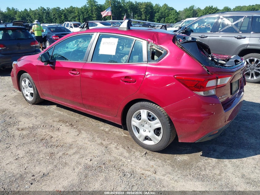 Vin: 4s3gtaa66j3710700, lot: 46292155, subaru impreza 2.0i 20183