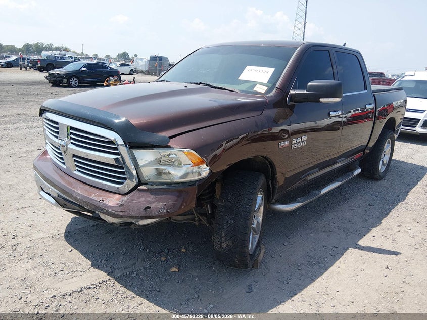 Vin: 1c6rr7lt0es470916, lot: 46292159, ram 1500 big horn 20142