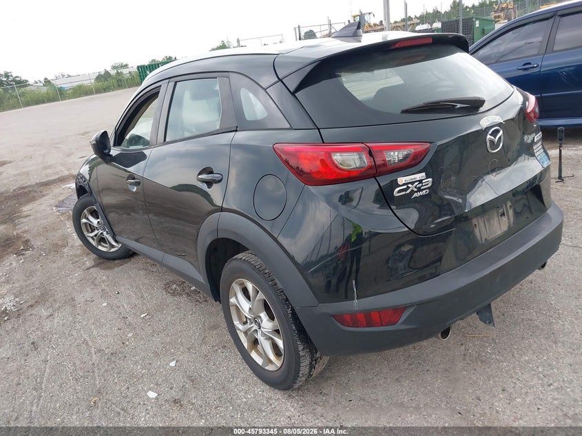 Vin: jm1dkfb72k0402209, lot: 46292176, mazda cx-3 sport 20193