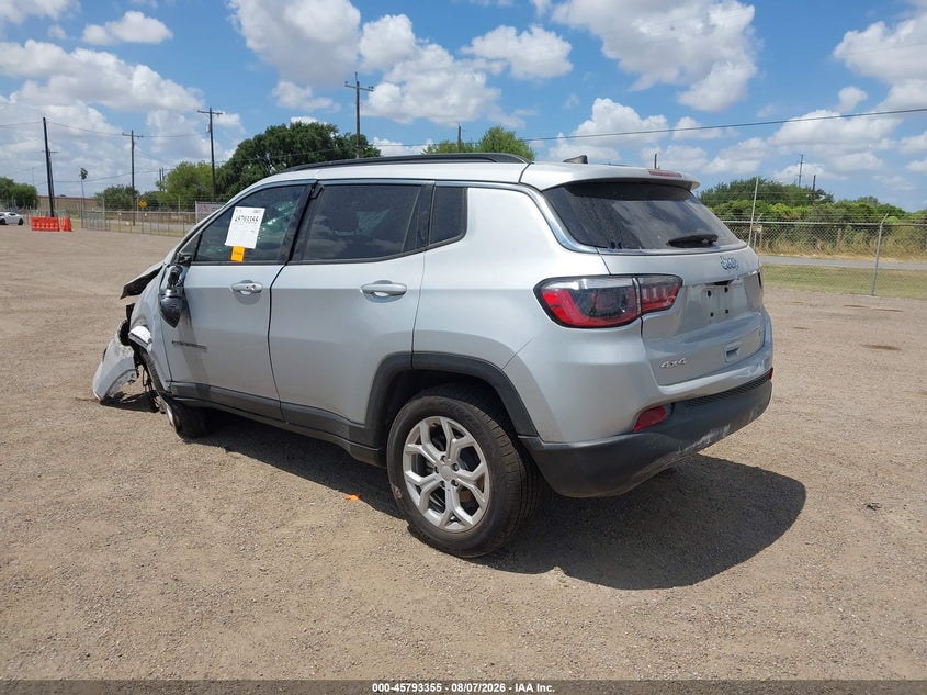 Vin: 3c4njdbn2rt107862, lot: 46292186, jeep compass latitude 4x4 20243