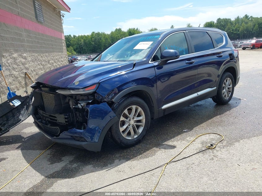 Vin: 5nms2cad6kh015241, lot: 46292195, hyundai santa fe se 20192