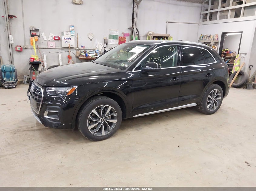 Vin: wa1baafyxm2005462, lot: 46292205, audi q5 premium plus 45 tfsi quattro s tronic 20212